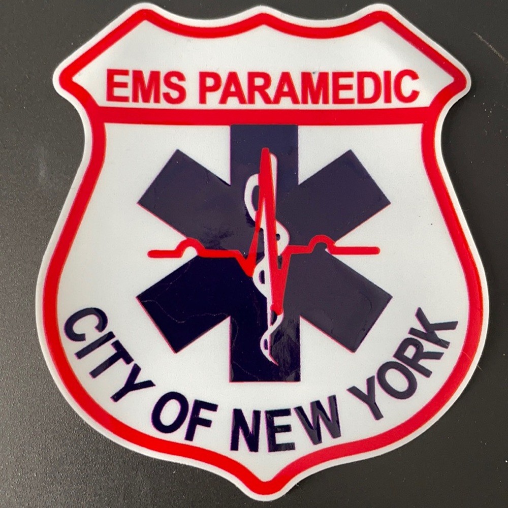 New York City Paramedic Window Decal